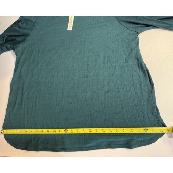 Max Studio Top Womens 2X Green Balloon Sleeves Pullover NEW Holiday Office - Picture 8 of 12